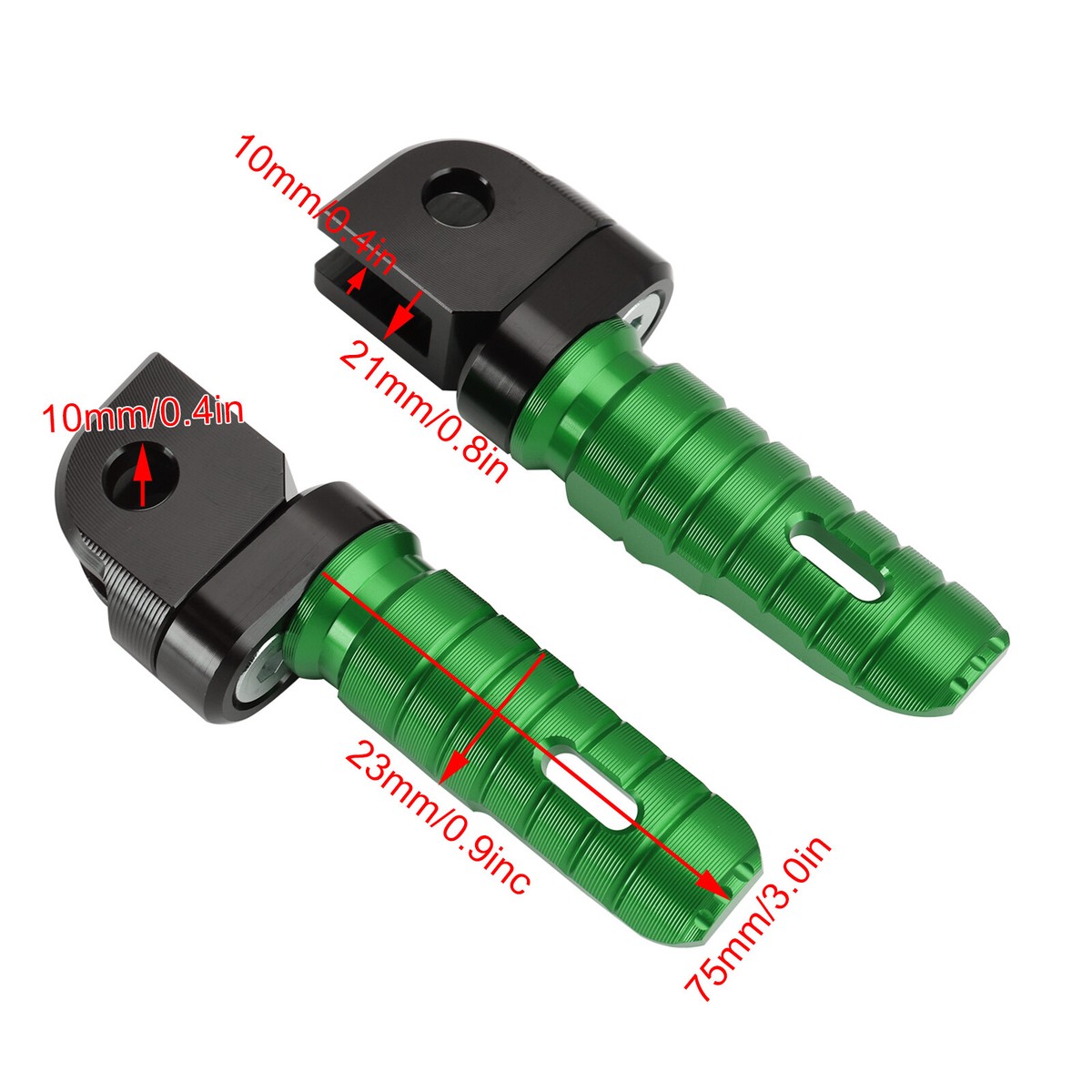 Front Footrests Foot Pegs fit for KAWASAKI ZX-4R ZX-4RR 24