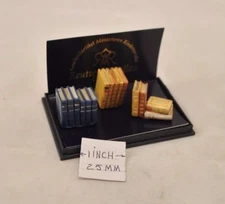 Book  Sets -   Reutter Porcelain Dollhouse miniature 1/12 scale plastic 1.869/8