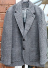 Circolo 1901 Blazer Jacket Grey Check  Stretch Cotton Men's UK42 (EU52)