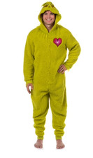 The Grinch Full Body Pajama - XL Mens - Dr Seuss Brand PREOWNED/GREAT CONDITION