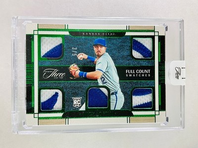 2024 Panini Three and Two Nick Loftin - Full Count Swatches /5   Royals ROOKIE