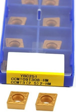 10PCS CCMT09T308-HM Lathe turning tool CCMT32.52-HM ZM251 CNC Carbide inserts