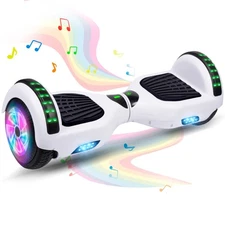 Hoverboard Electric Bluetooth Light-Up Wheels Dual Motors Hoverboard for Kids