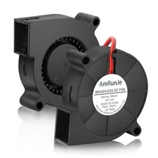 2Packs 5015 Blower Fan 24v 2Pin Brushless 50mm x 15mm 5015blower 4500rpm