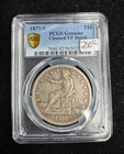1877-S Trade Dollar- PCGS Genuine Cleaned- VF Details