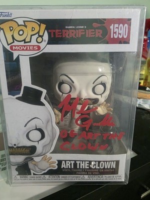 Funko Pop Terrifier Art the Clown Signed by OG Art the Clown JSA Authenticated