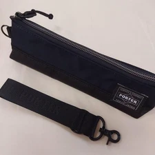 Super beautiful item PORTER front pen case accessory case with strap