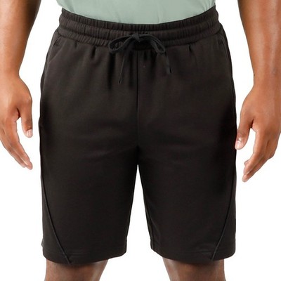 Puma Mens Shorts Black Athletic Gym Sweat Shorts Size Medium 9'' Inseam Pockets