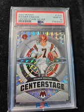 2022 Panini Mosaic Center Stage Boomer Esiason #CS-25 Silver Prizm PSA 10 POP 1