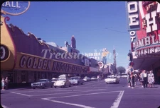 GOLDEN NUGGET CASINO PIONEER LAS VEGAS FREMONT ST. 1968 GLITTER GULCH 35mm Slide