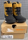 Merrell Boys Waterproof Snow Boots Wheat Black Size 6 US / 22 EU New In Box