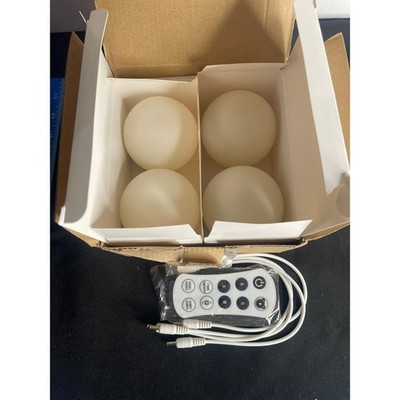 Astarexin Floating Pool Lights 4 Pack RGB LED Hot Tub Decor A-FQD01-US Remote