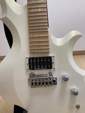 Guitarra Eléctrica ESP Personalizada Blanca Pastilla Seymour Duncan Hecha en Japón