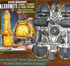 SECTOR MECHANICUS: ALCHOMITE DOME/TANK TERRAIN~GW Games Workshop WARHAMMER 40K