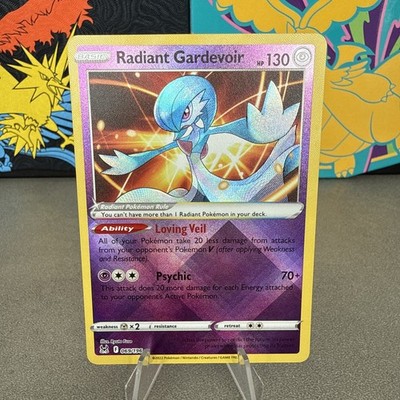 Radiant Gardevoir 069/196 Radiant Rare Lost Origin Pokemon Holo Near Mint EN