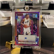 Panini Recon Brice Sensabaugh Rookie Utah Jazz Purple Auto /49