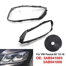 2stk für VW Passat B7 12-16 3AB941005 Scheinwerferglas Links Rechts Streuscheibe