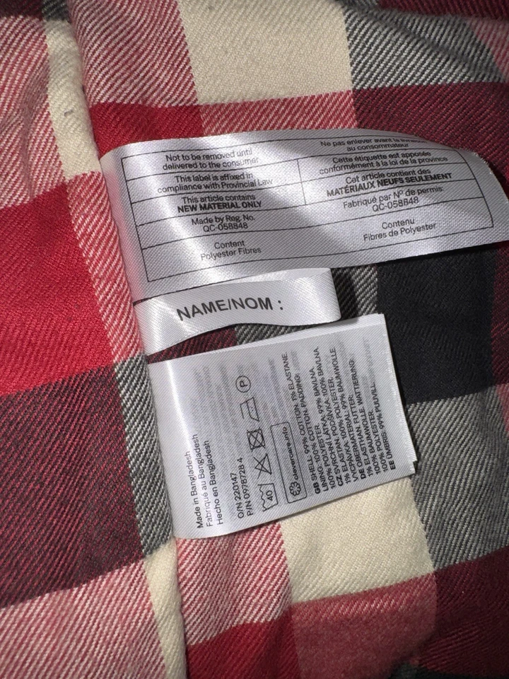 H&M - Chaqueta de jean forrada de franela para niños - Talla 18 Foto 2 de 3