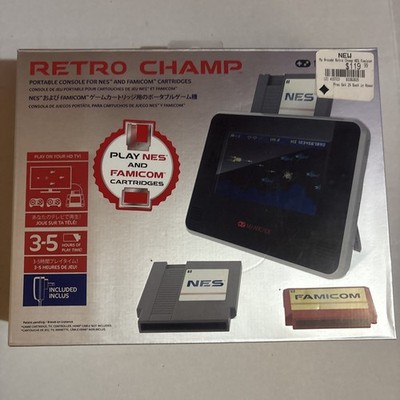 MY ARCADE RETRO CHAMP PLAY NES & FAMICOM CARTRIDGES/HANDHELD GAME W NES GAME
