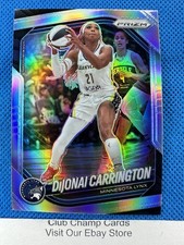 2025 #9 Dijonai Carrington Panini Prizm WNBA Silver Prizm Lynx