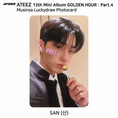 ATEEZ 13th Mini Album Golden Hour Part.4 MUSINSA Lucky Draw