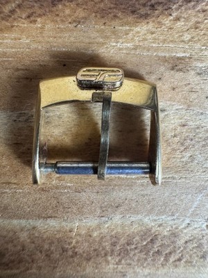 Excelsior Park Gold Plated Vintage watch buckle 14mm fitting