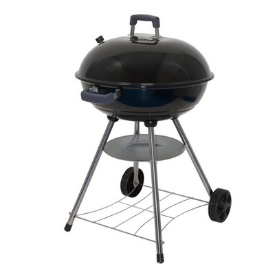 22'' Heavy Duty Charcoal Barbecue Grill with Adjustable Air Vent, 354 SQ. In C...