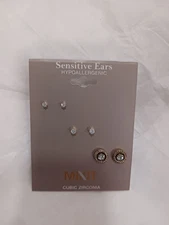 3 Pair Mixit Hypoallergenic Earrings - from JCP. Quick shipment