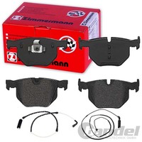 Zimmermann Bremsbelag Hinten Passend FüR BMW X5 E70 F15 F85 X6 E71 E72 F16 F86