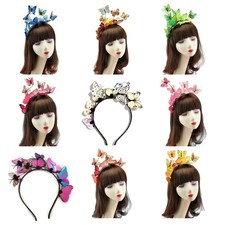 3d Butterfly Headbands Butterfly Headpiece Butterfly Fascinator Hat Party Hat