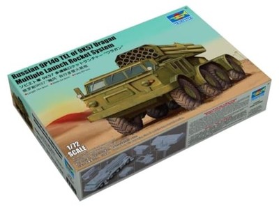 Trumpeter 1/72 scale Soviet 9K57 Uragan Multiple Rocket Launcher Plastic Model