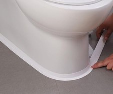 2 Rolls Caulk Tape Self Adhesive, Bathroom Waterproof White Caulking Sealant