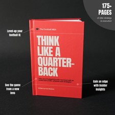 Think Like a Quarterback (Hardcover) - Football IQ Book for Players, Coaches...