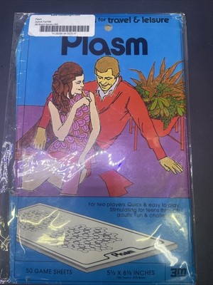 3M Minnesota Mining & Manufacturing Paper Games Plasm NOS 1974