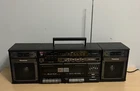Vintage Panasonic RX-CW43 Boombox AM/FM Radio Dual Cassette Tested– 1 Deck Works