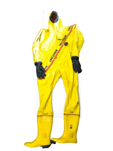 TRELLCHEM Trelleborg 1.b Gas-Tight Chemical Protective Suit-Size L / Boot 45 - product listing photo