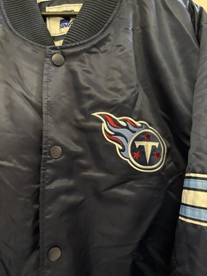 Starter Tennessee Titans Varsity Satin Full-Snap Jacket Size 2XL