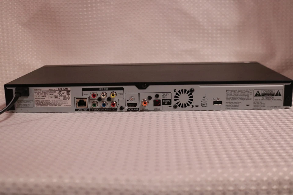 Sony BDP-S570 3D Blu-Ray Player - Complete Set with All Accessories - Image 4 of 4