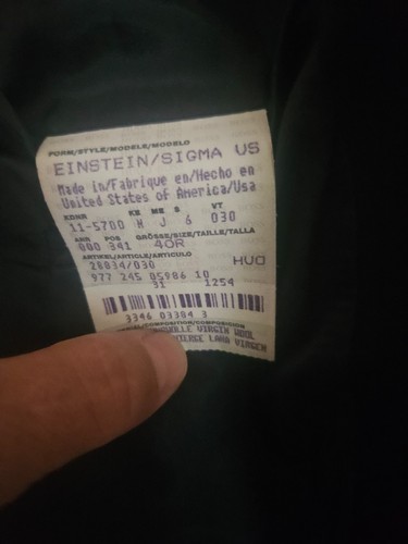Hugo Boss Black Label 40R Navy Einstein/Sigma Suit — Made in USA — 3‑Button - Picture 6 of 18