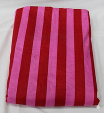 Indian Pink Stripe Cotton Dressmaking Sewing Running Craft Cotton Fabric 5 Yards