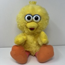 Playskool Sesame Street Baby Big Bird Plush 13 Yellow Stuffed Animal Toy