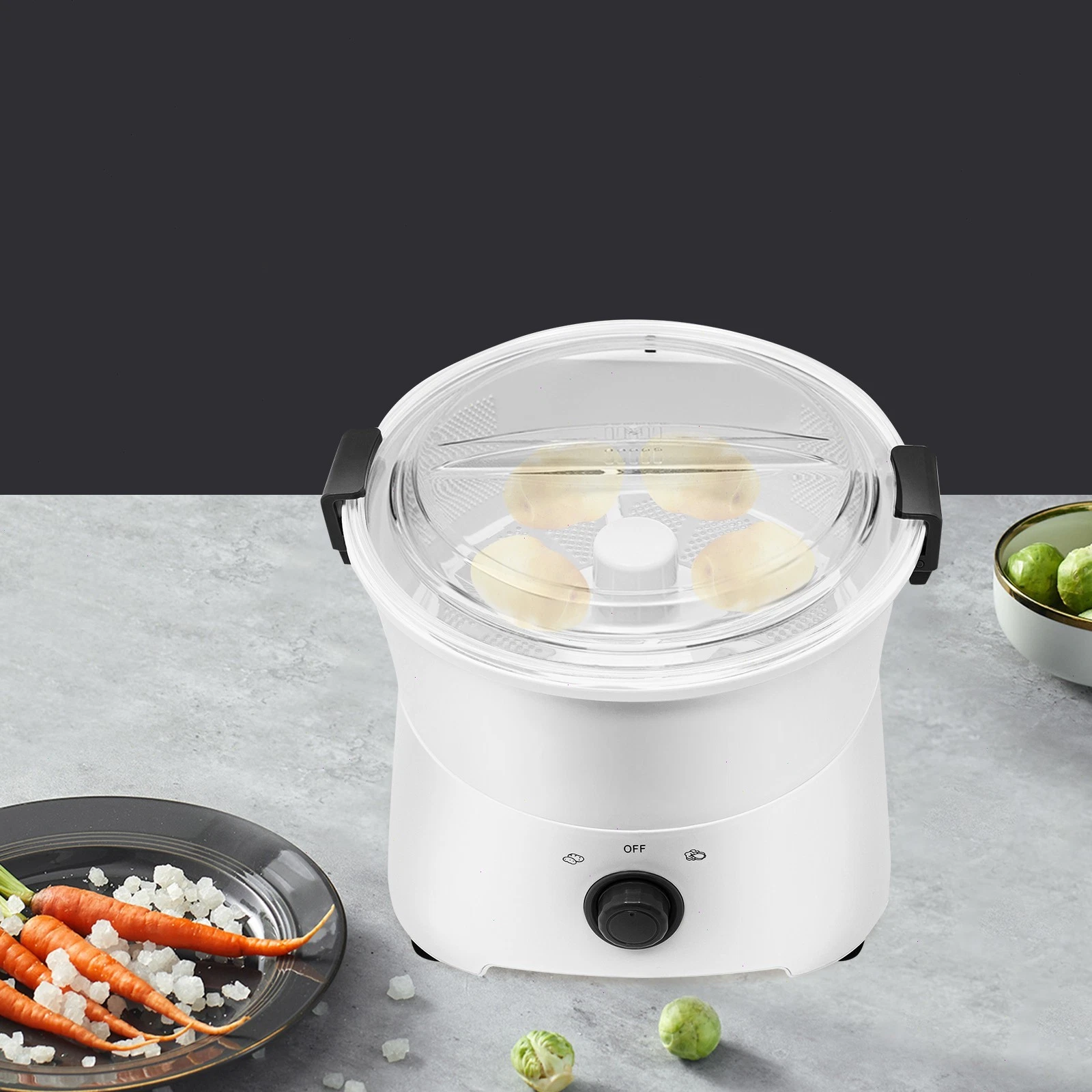 Electric Potato Peeler Table Kitchen Automatic Peeler Spinner Peeling Machine