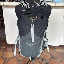 Osprey Talon 22 Backpack Gray Black Daypack Hiking Camping Multi-Sport M/L