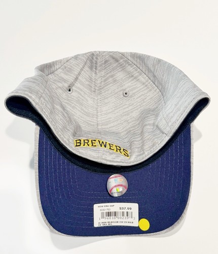 Sombrero New Era Para Hombre Milwaukee Brewers Clubhouse 39Thirty Flexfit Mediano/Grande NUEVO - Imagen 6 de 6