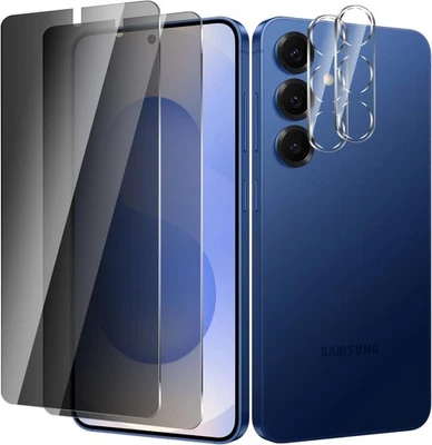 SBOX PRIVACY Tempered Glass Screen Protector & Lens for Samsung S25 Ultra S24 S23