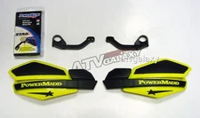 Powermadd Star Series Handguards Black Yellow Mounting Kit Can Am Renegade All