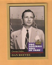 Dan Reeves Los Angeles Rams 1991 ENOR HOF #119 Lakewood New Jersey 9Q
