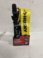 Husky 27 Ft. Heavy Duty Ratchet Tie-Down with Double J Hook 2" Diameter NEW!