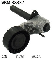 SKF VKM 38337 Spannrolle, Keilrippenriemen Mitte FÜR BMW