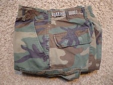 BDU Camo, 1 pr. Jungle Fatigue Trousers, GI, X-Sm. Reg., VGC